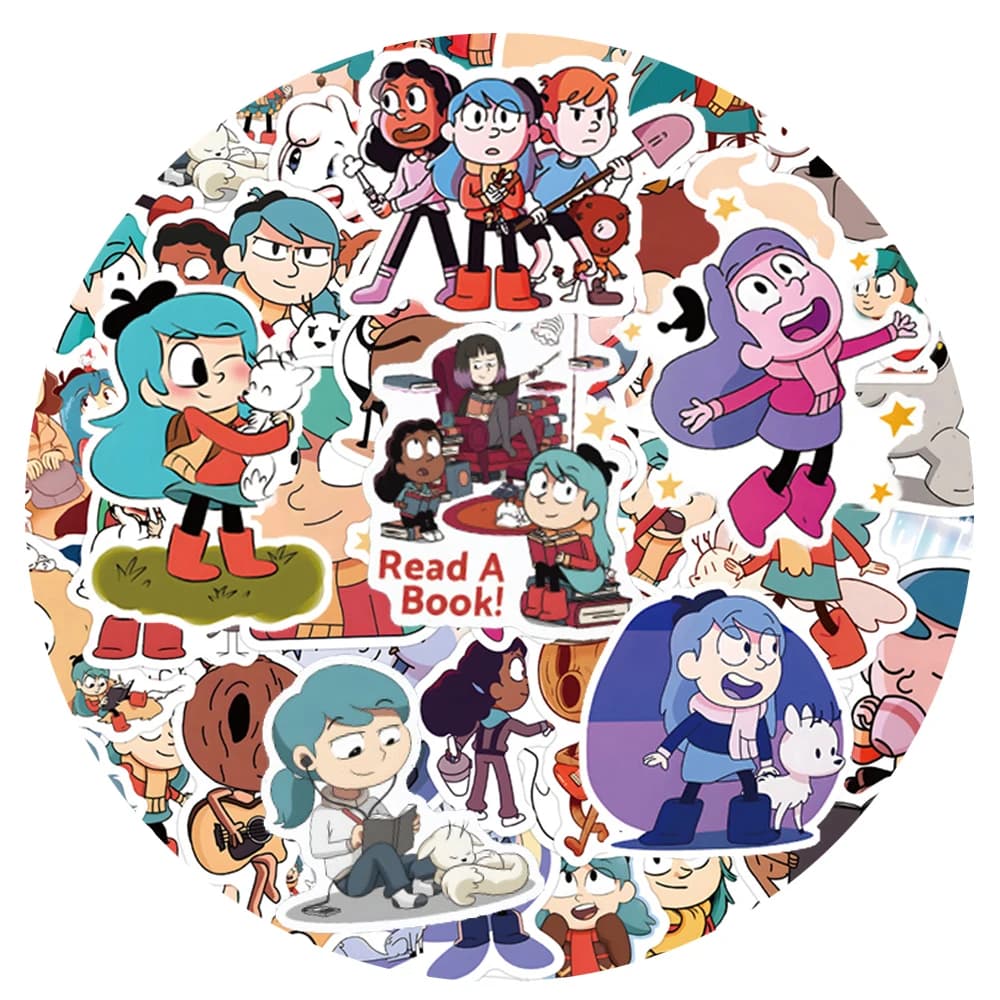 10/30/55/110pcs Anime Hilda Adesivi Divertenti Cartoon Decalcomanie Notebook Telefono Chitarra Laptop Classico Comico Adesivo Decorazione Giocattolo Regalo