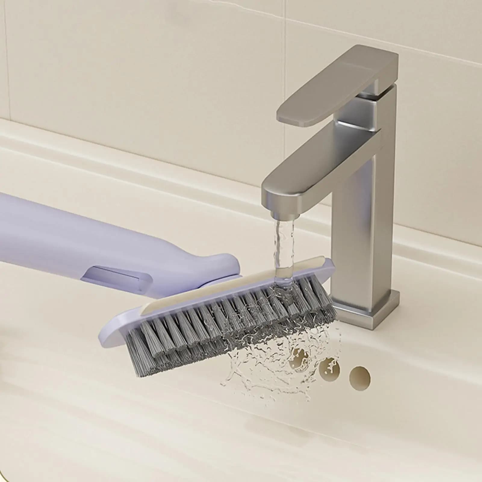 Spazzola per la pulizia delle fessure Prodotti ergonomici per la pulizia della casa Cucina Spazzola per la pulizia stretta per la scanalatura Bagno domestico Doccia WC