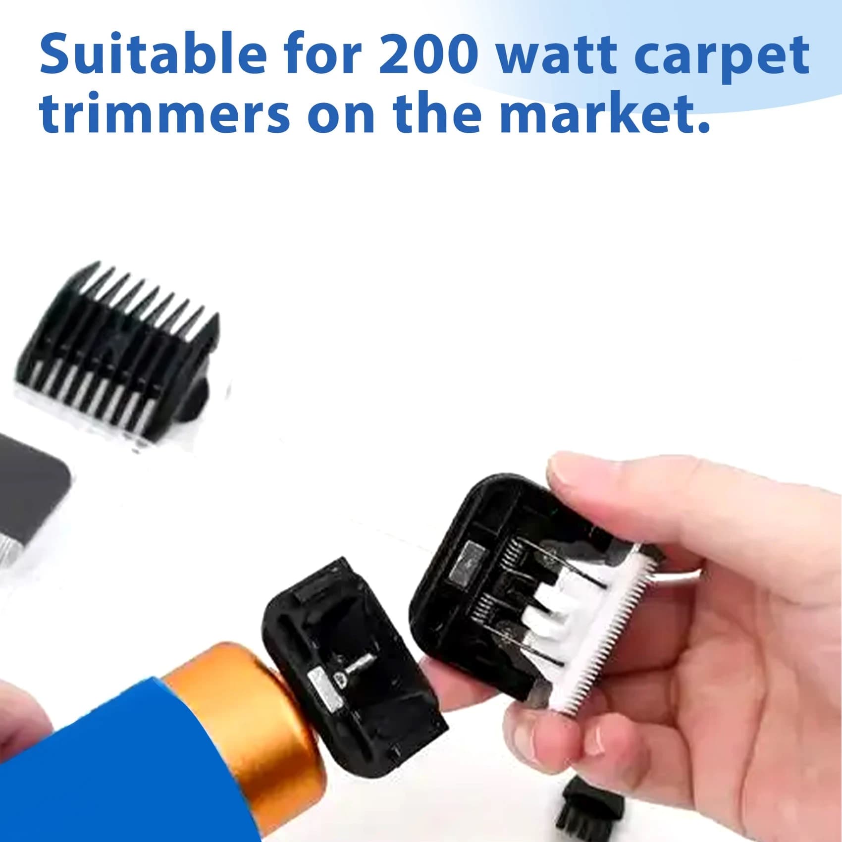 finefine Rug Tufting Trimmer Replacement Blades, Fits for All 200W Carpet Trimmer Tufting(2PCS)