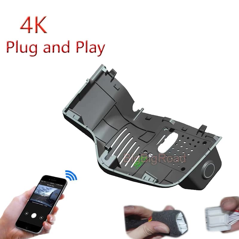 4K Plug And Play Per Wuling Kaijie Victory Alta Versione 2022 Videoregistratore Per Auto Wifi DVR Dash Camera FHD 2160P Visione Notturna