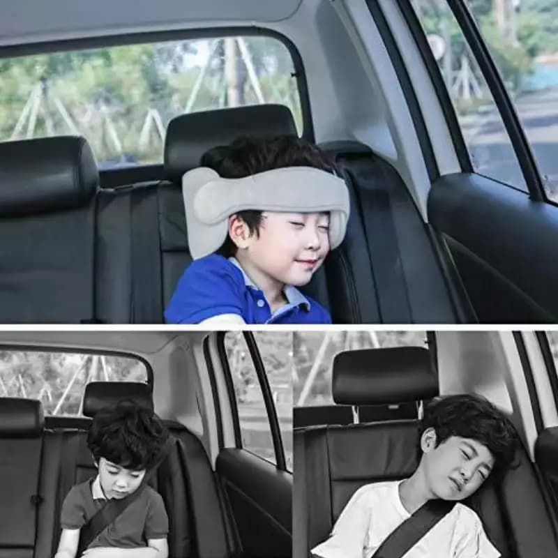 Cuscini Protettivi per il Sonno in Auto, Cintura di Fissaggio per Seggiolino Auto Bambini, Supporto per la Testa dei Bambini, Ausilio per il Sonno dei Neonati