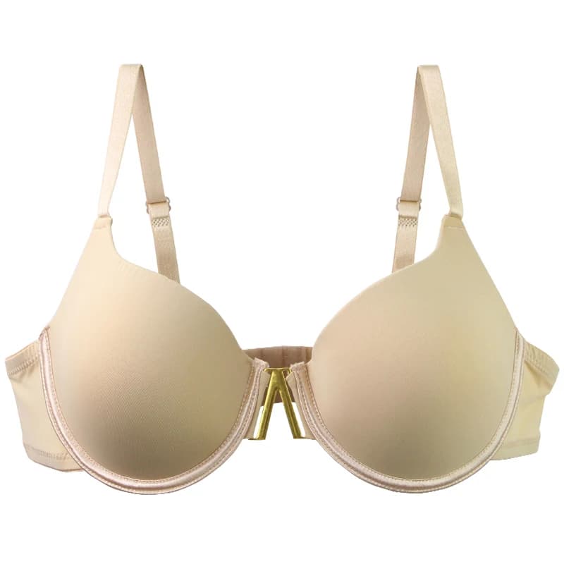 DaiNaFang Reggiseno push da donna con ferretto Reggiseno regolabile con fibbia in metallo dorato CDE Cup Lingerie Minimizzatore intimo