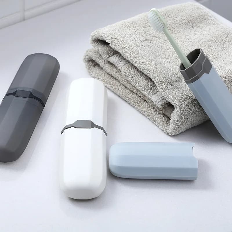 Creative Portable Toothbrush Case for Home, Travel Toothbrush Holder, Tableware Box, Pencil Case & Toothpaste Storage Box