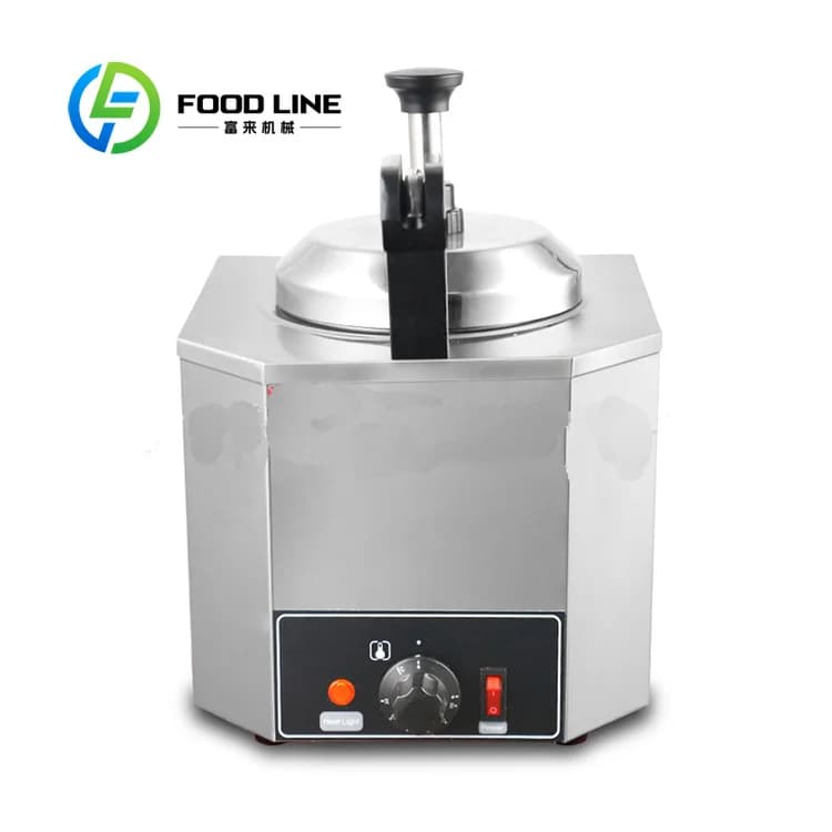 Riscaldatore per salsa Riscaldatore per salsa di pasta Distributore per hot dog Macchina automatica