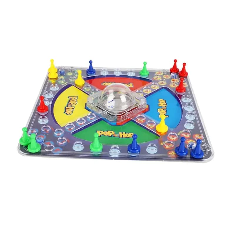 Ludo Gioco da tavolo classico giocattolo Multistrelli Gioco per famiglie Interazione genitore-figlio per tutte le età Giocattolo per feste Intrattenimento per bambini Adolescenti