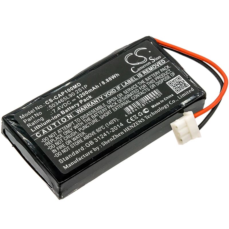 CS-CAP100MD 7.4 V 200 mAh 503465L90 2S1P medical battery for CHARMCARE ACCURO, OXIMETRO table pulses ACCURO + UTENSION