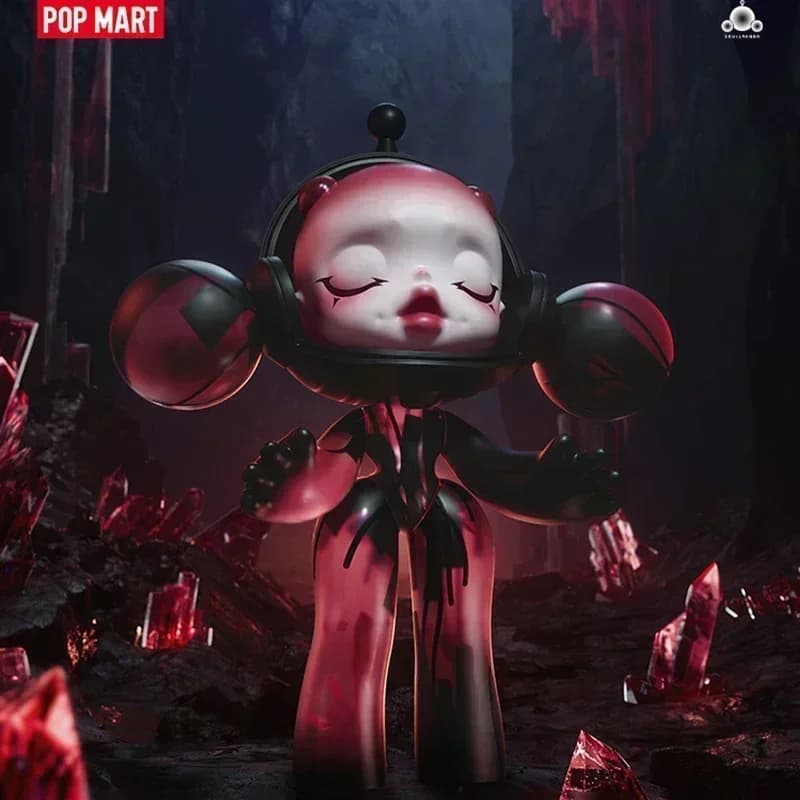 POP MART MEGA SKULLPANDA 400% Red Crystal Series Kawaii Anime Blind Box Action Figure Collectible Mystery Surprise Doll