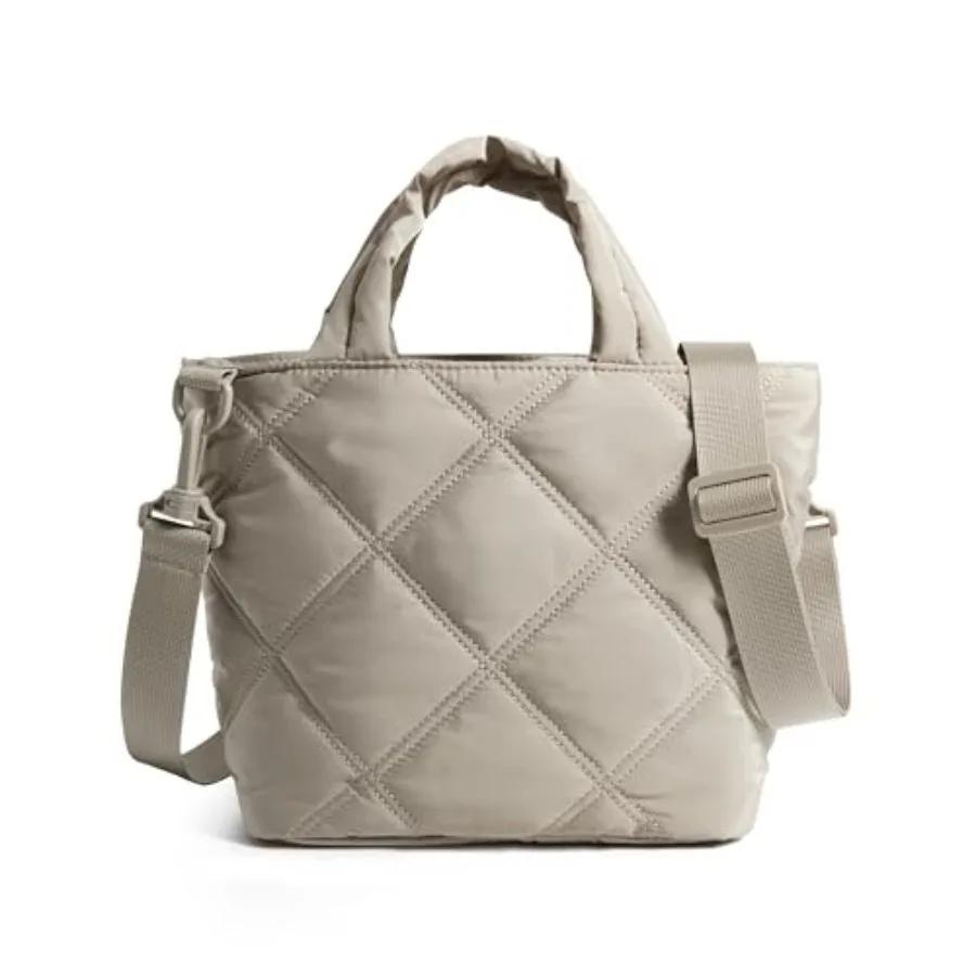 BAGSMART Crossbody Bags for Women, Lightweight Purses for Women, Quilted Puffer Tote Handbags for Daily Use, Shop, Travel