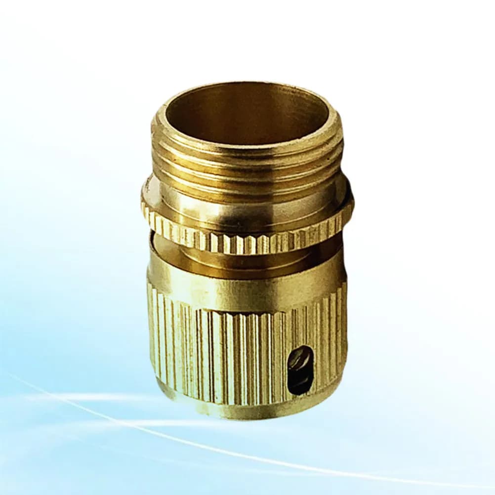 3 4 Copper Garden Hose Connector Quick Repair Adapter Leak Proof Gasket for Rv Boat Sprayer European Standard Repair Connector