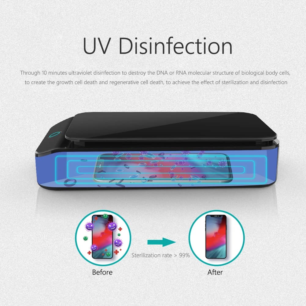X2 Portable UV cleaning box with timer Nail tools Mini toothbrush cleaner for cleaning for metal nail tools Art salon