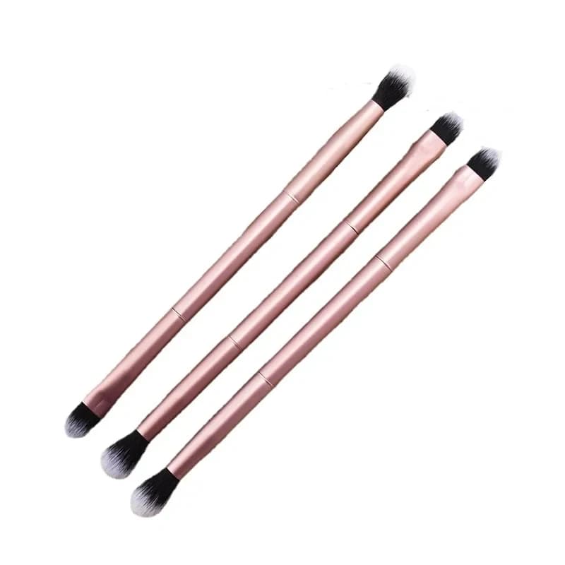 1-6Pcs Multifunctional Double Ended Eyeshadow Eye Shadow Makeup Cosmetic Brush Tools Champagne Eyeshadow Makeup Beauty Brush