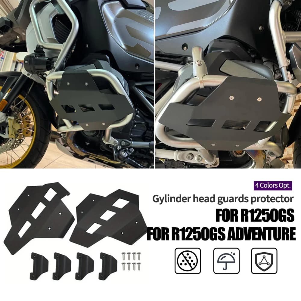 Testata del cilindro del motociclo Guardie Della Copertura Della Protezione Per BMW R 1250 GS ADV 1250GS R1250GS Adventure Protezioni Motore 2022 2021 2020 2019