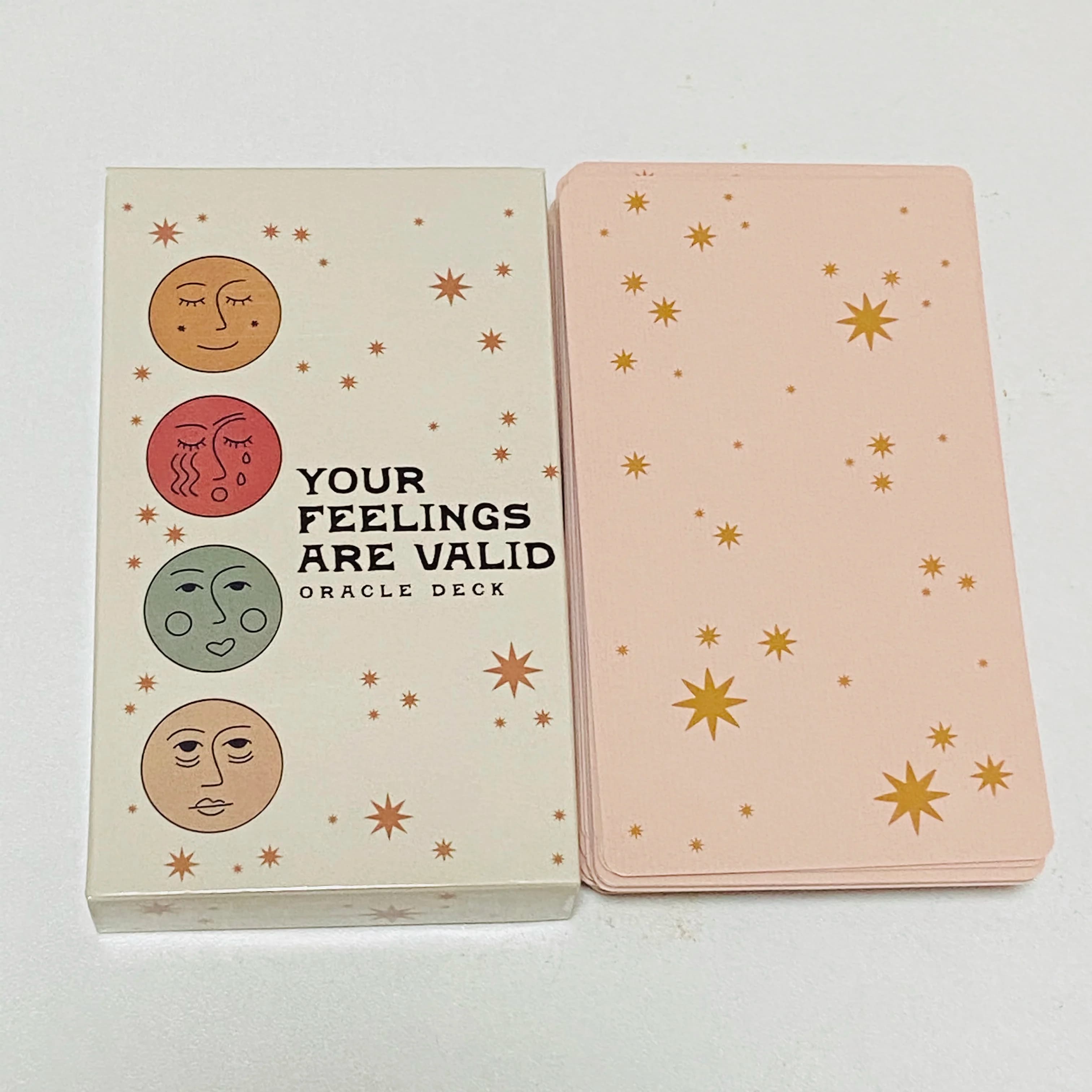 I tuoi sentimenti sono validi Oracle Deck 2a edizione A 48 carte Oracle Mood Versione inglese Tarocchi Oracle Witch Giochi da tavolo
