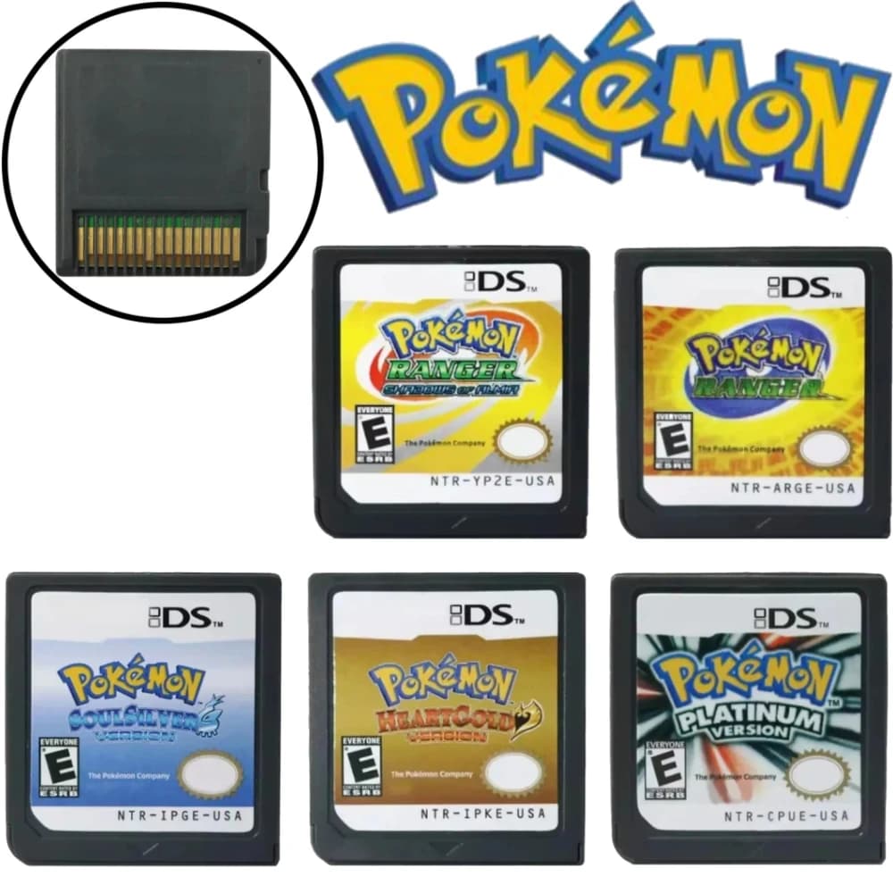 Cartuccia di Gioco Pokémon DS HeartGold SoulSilver Platinum Ranger per DS Lite DSi 3DS Collezione di Videogiochi Classici RPG Retrò Regalo