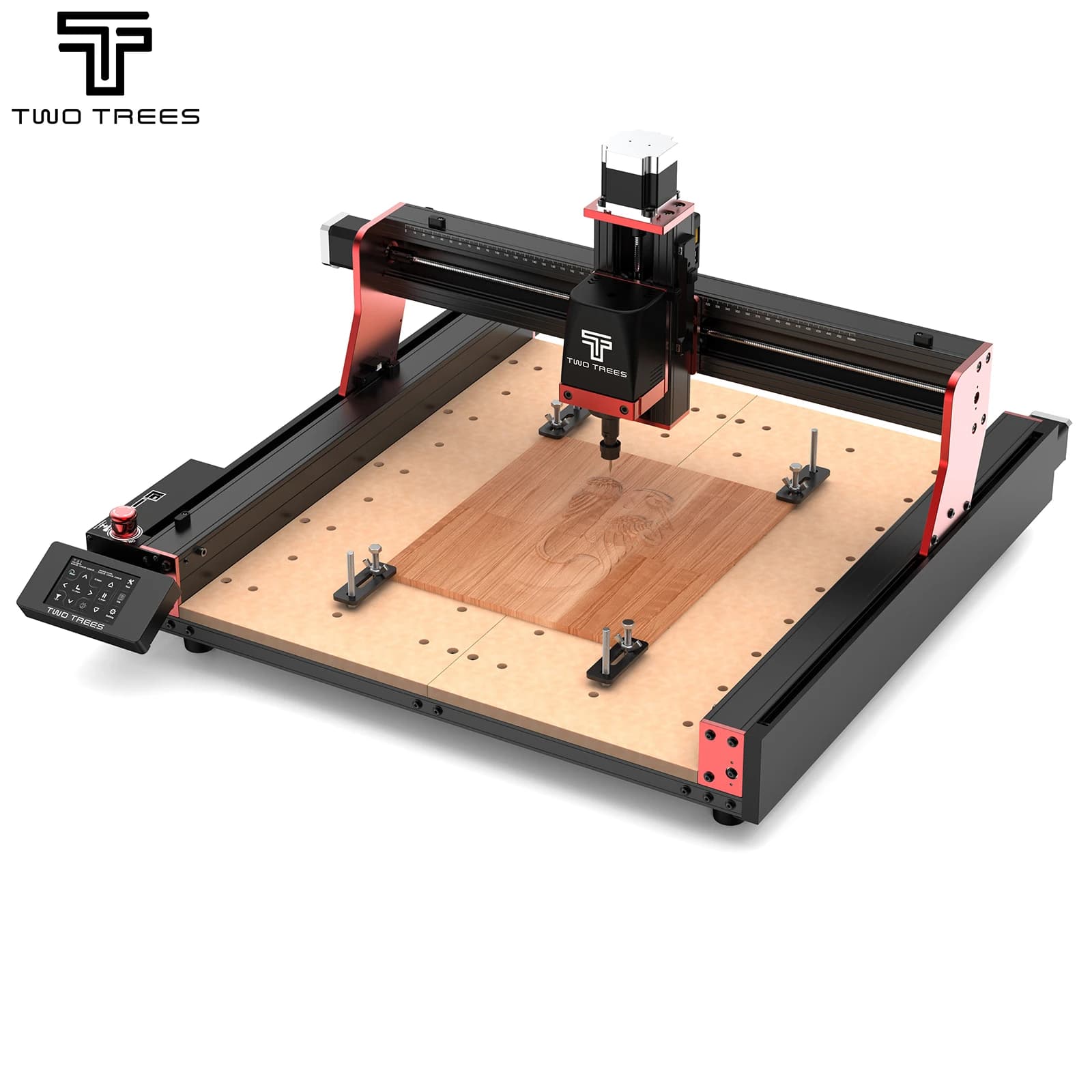 Twotrees TTC450 Pro 4-axis Wood Router Metal cutting and engraving CNC Router CNC Milling Machine CNC Laser Engraver DIY Tools cnc