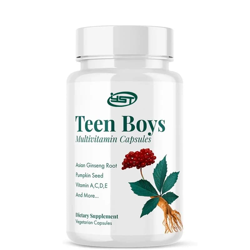 Natural health program for teenagers -60 vegetarian capsules - Daily multivitamin supplements - Kosher