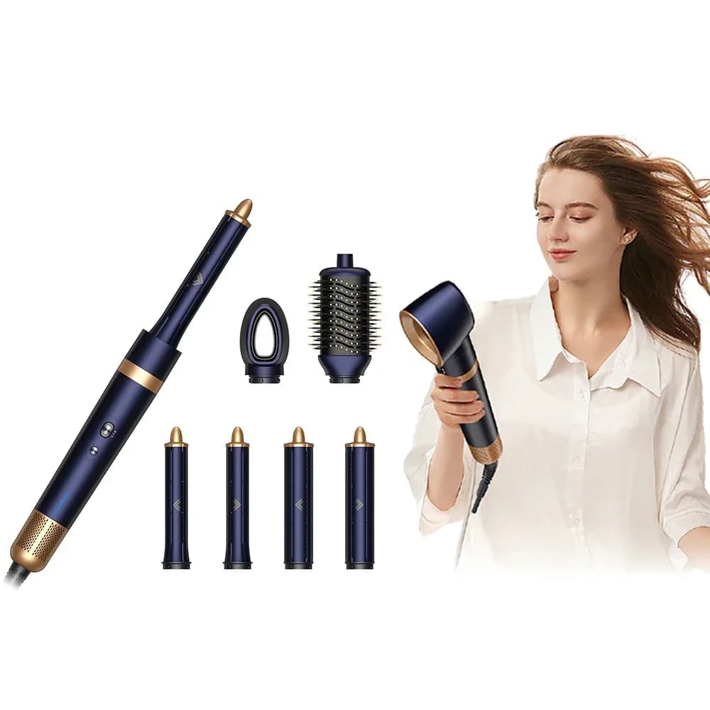 5 in 1, professional dryer and brush for smoothing, electric hair styling tool, automatic curler