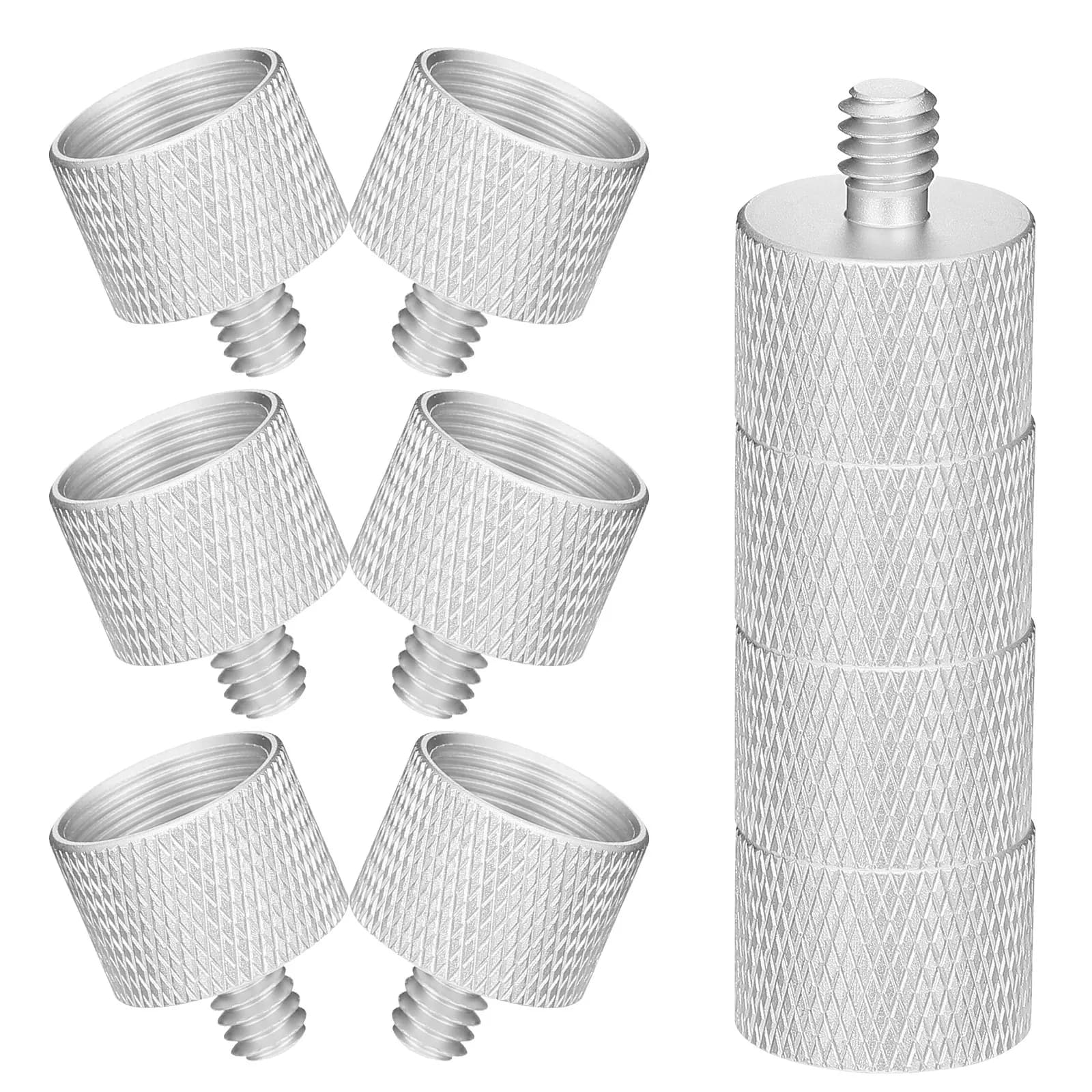 10 Pcs Male Screw Adapter Thread Metal Gooseneck Mic Stand Reducer Camera Tripod