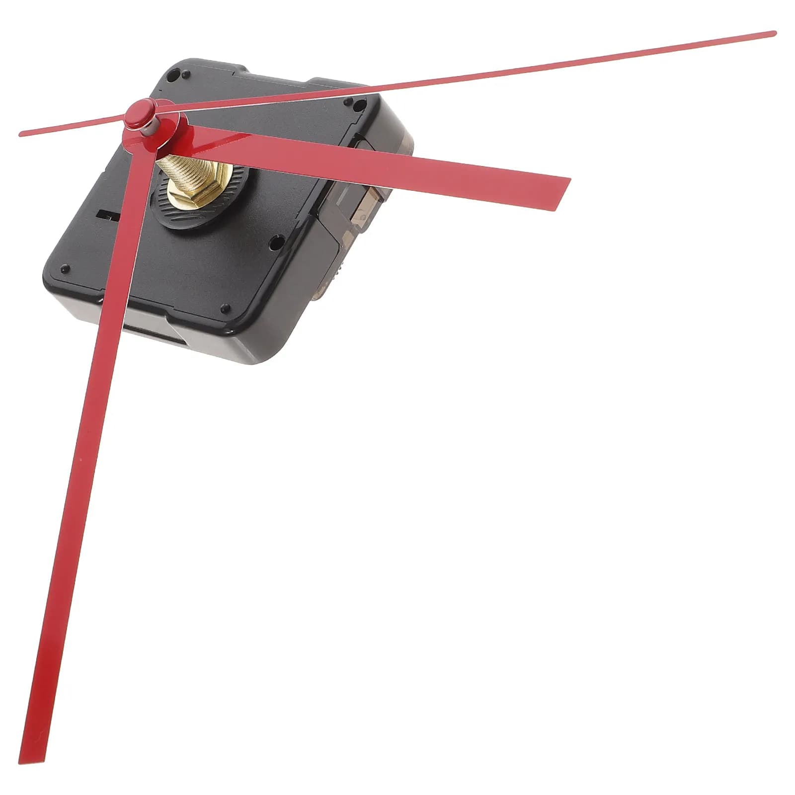 Kit Movimento Orologio da Parete Silenzioso con Motore ad Alta Coppia, Senza Rumore di Ticchettio, Design Ergonomico, Lunga Durata, Rosso, Diritto