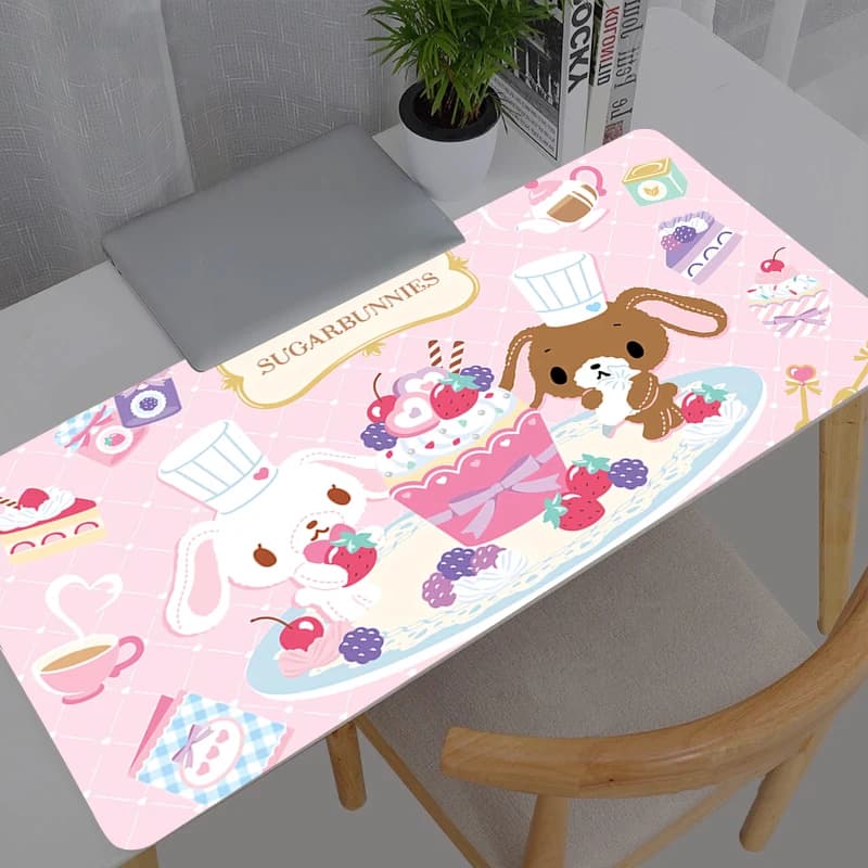 Tappetino per Mouse da Gaming Grande, Mousepad Sanrio per Computer, Tappetino da Scrivania PC Durevole, Nuovo Tappeto XXL Anime, Accessori per Tastiera Gamer