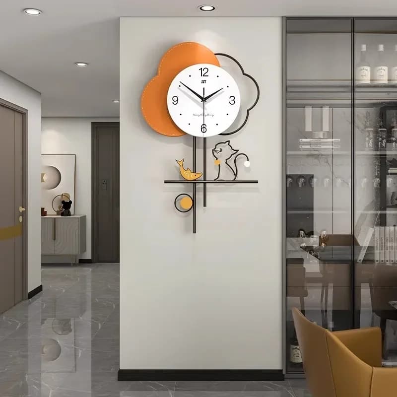 l 2024 nuovo orologio da parete di alta moda orologio decorativo creativo soggiorno moderno semplice atmosfera orologio da parete di lusso