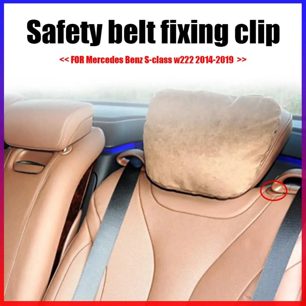Fibbia di Fissaggio Cavo Guida Cinghia Portatile per Borsa Auto Mercedes-Benz Classe S W222