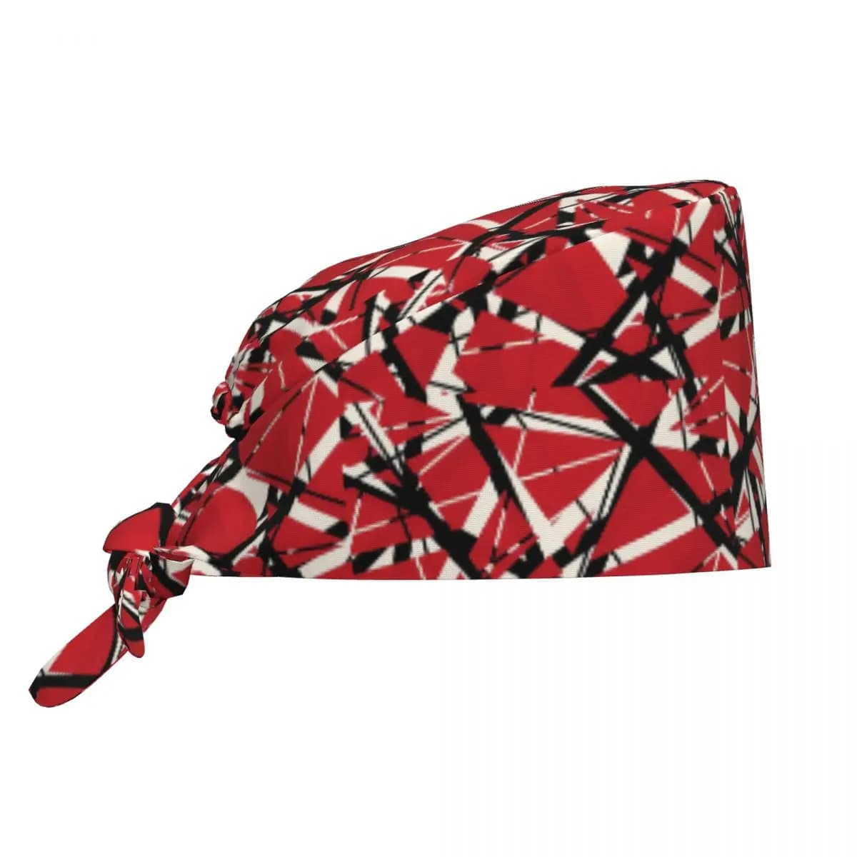 EVH Authentic Stripes Van Halen (rosso) Scrub Hat Dottore Berretto chirurgico da lavoro Cappellini infermieristici regolabili unisex per dentista