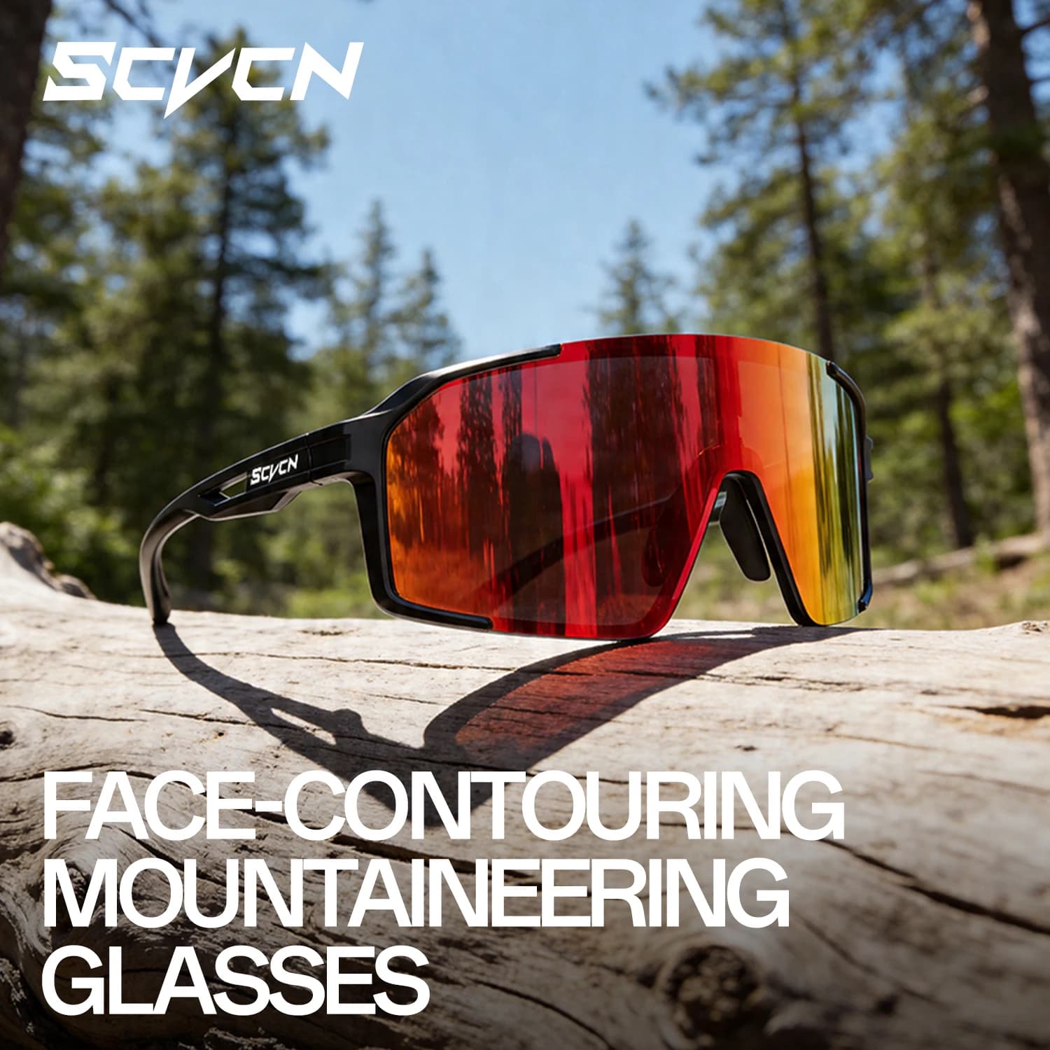 Occhiali da Sole Fotocromatici SCVCN per Alpinismo, Ciclismo, Corsa e Sport all'Aperto, Occhiali Unisex Eleganti per la Guida