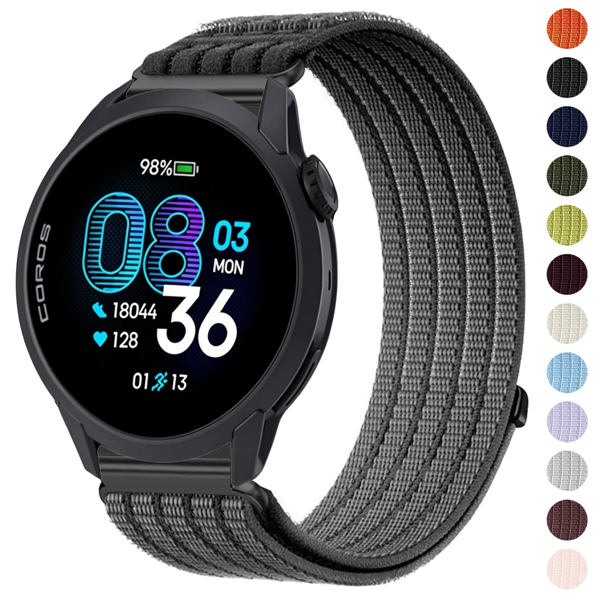 20mm 22mm Nylon Loop band For COROS PACE 4 3 2 Pro Breathable Strap For COROS APEX 4 42mm APEX 2 Pro 42mm 46mm Sport Wristband