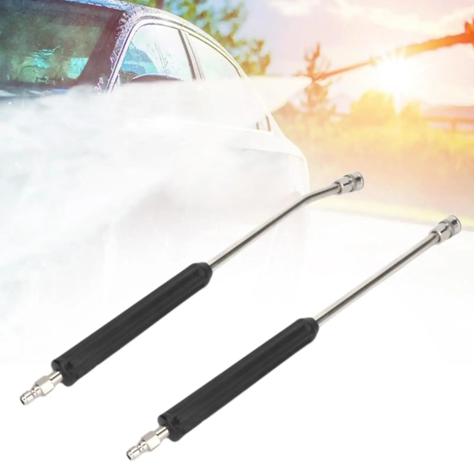 Bacchetta di prolunga per idropulitrice Pulizia auto Lancia per idropulitrice leggera da 40 cm Sostituzione dell'asta di prolunga a connessione rapida da 1/4"
