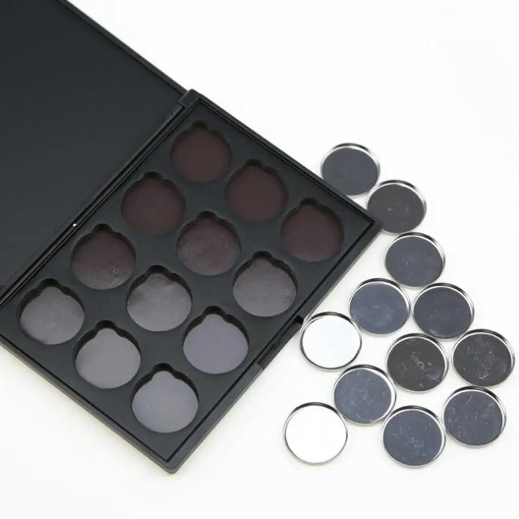 Empty Shades for Magnetic Eyelets, Organizer Make-ups Custom, Magnetized Case with Drawers for Complete Makeup Kit