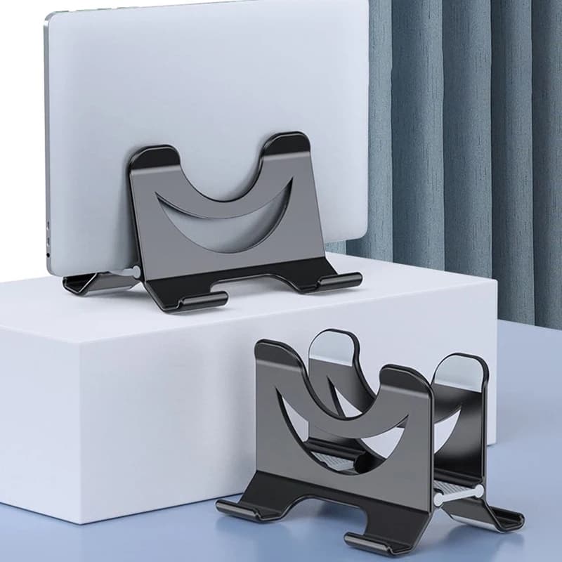 Supporto verticale per Mac Mini, supporto da tavolo per laptop, supporto per computer regolabile antiscivolo