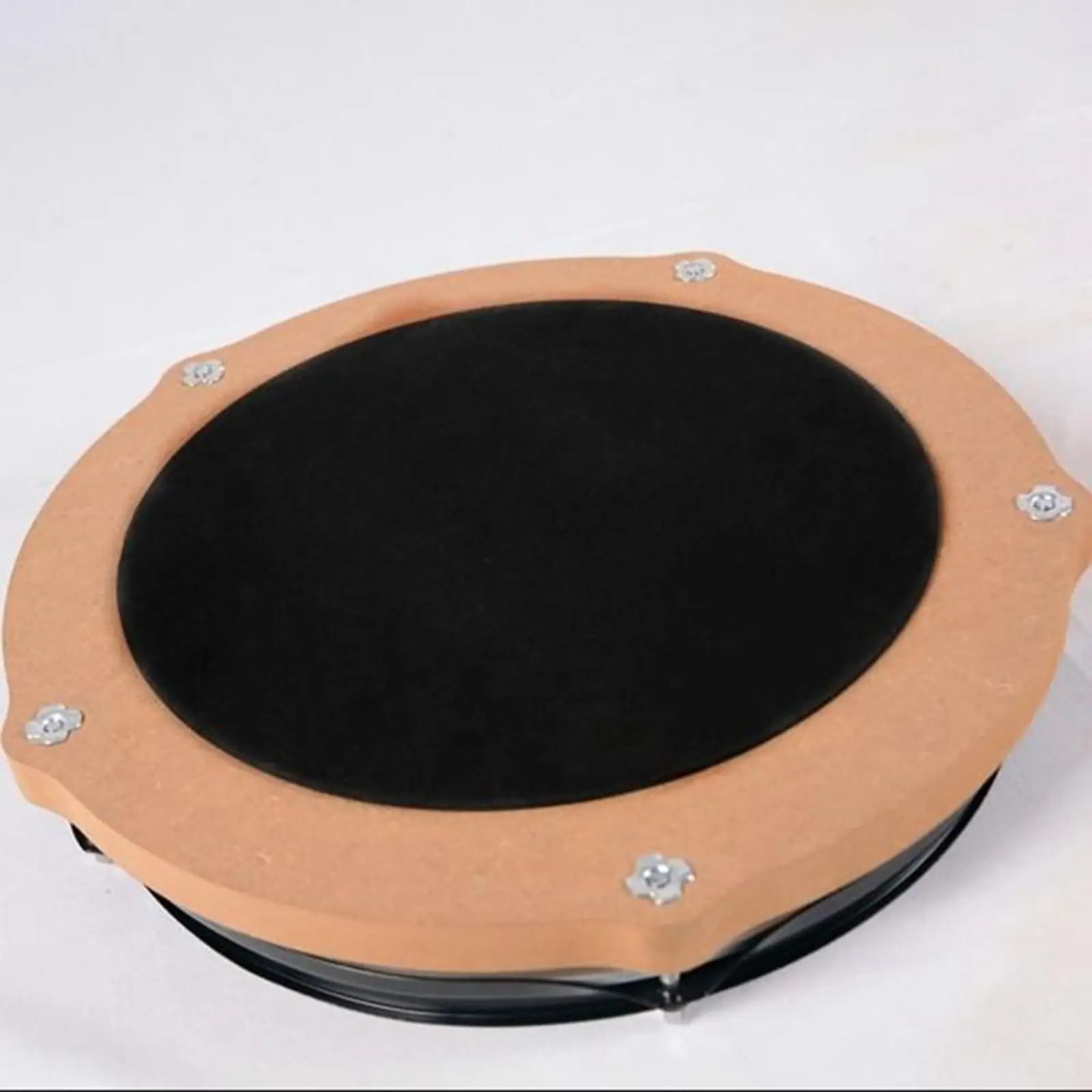 Pad per Batteria Silenzioso per Pratica Professionale con Supporto per Rullante, Altezza Regolabile Portatile per Esibizioni