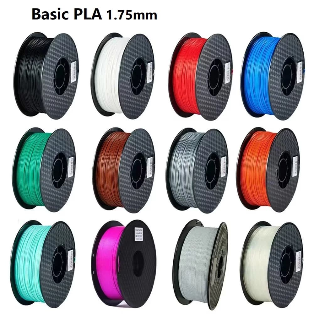 Standard Filament PLA 1 kg 500 g 250 g Basic PLA Filament 1.75 mm FDM 3D Printer Plastic Materials Filament PLA Black White
