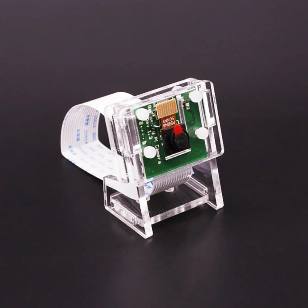 Highly Transparent Acrylic A72Z Camera Housing Brace for Raspberry Pi official camera