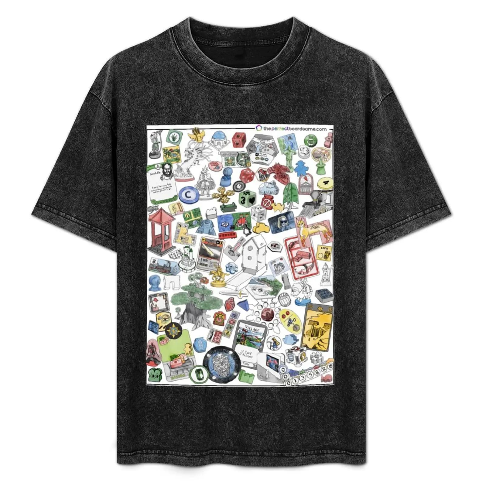 T-shirt della collezione The Perfect Boardgame, T-shirt per le vacanze all'aperto