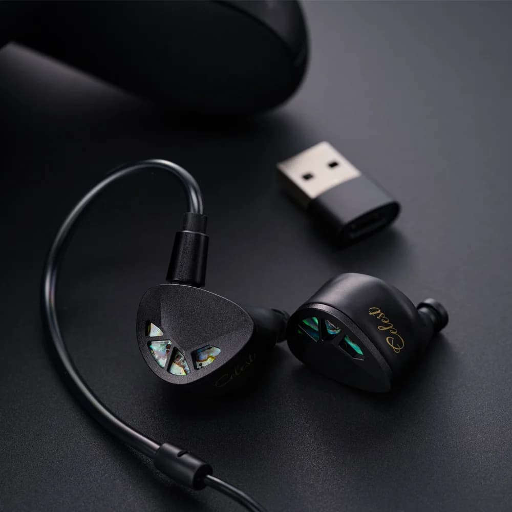 Cuffie In-Ear Kinera Celest Sol 1DD+1BC con Doppio Microfono e Cancellazione del Rumore per Gaming Esports, Cuffie con Cavo