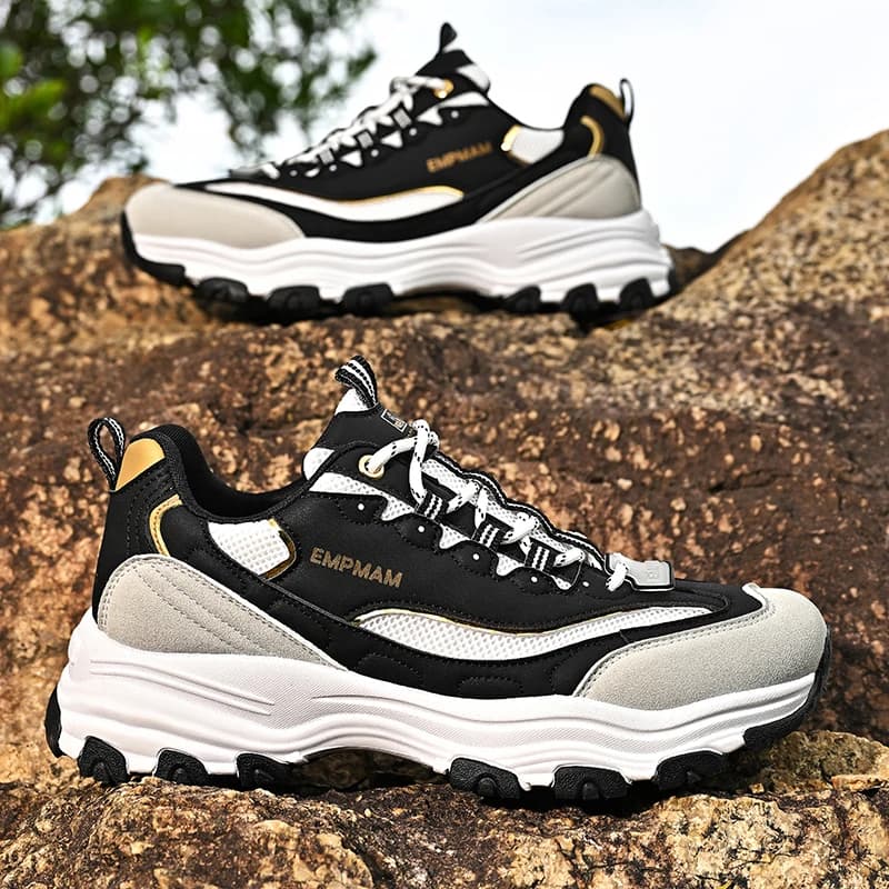 Summer New Sneakers Women Casual Shoes Fashion Height Increasing Thick Bottom Spring Platform Leather Woman Chunky Sneakers