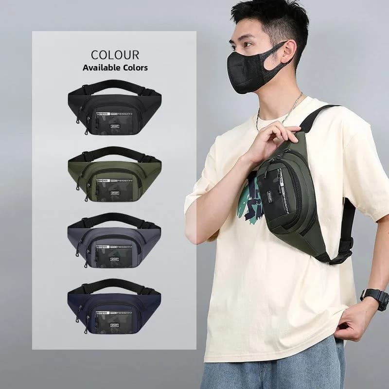 2026 New Running Waist Bag Mobile Phone Wallet Portable Chest Bag Outdoor Sports Money Bag Belt Hanging Design Construction S...