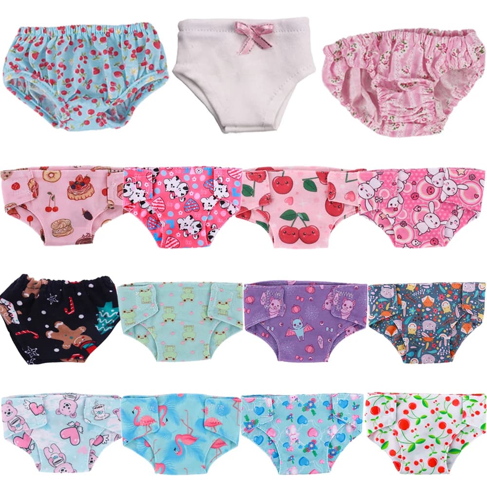 25 graziosi slip per bambole da 43 cm, accessori per vestiti e giocattoli per bambole americane da 18 pollici, Our Generation