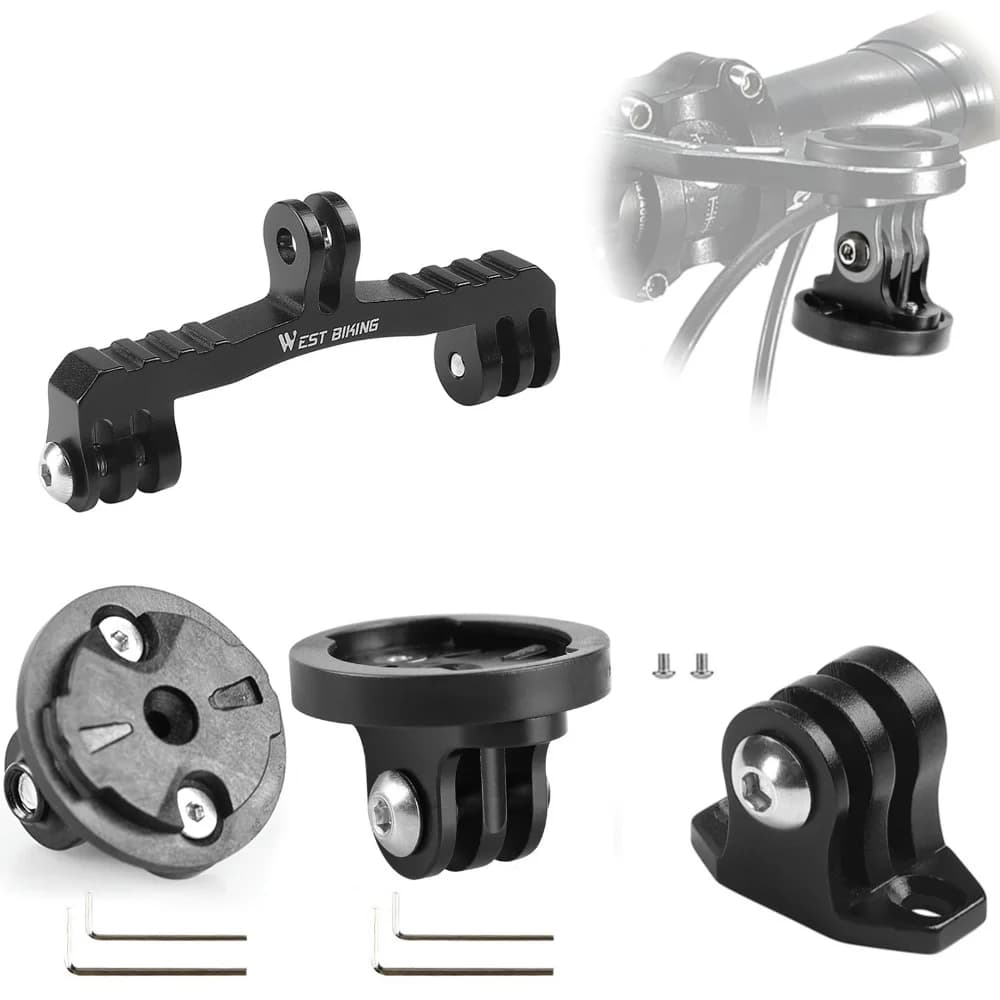 Support Bracket Adapter for Camera for Bike Support for Front Light Bracket for Bicycle Support for Camera Adapter for Computer for Bike for Garmin Gopro
