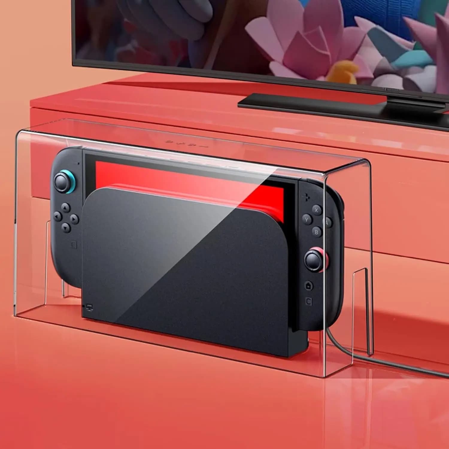 Acrylic Dust Cover For Switch2 Game Console Dustproof Waterproof Transparent Acrylic Hard Covers Game Shell Case Accessories
