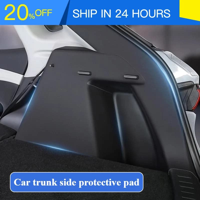ONEY Trunk Side Leather Protection Pad for BYD Yuan Plus Atto 3 Door Scratch Protective Sticker Mat Interior Accessories