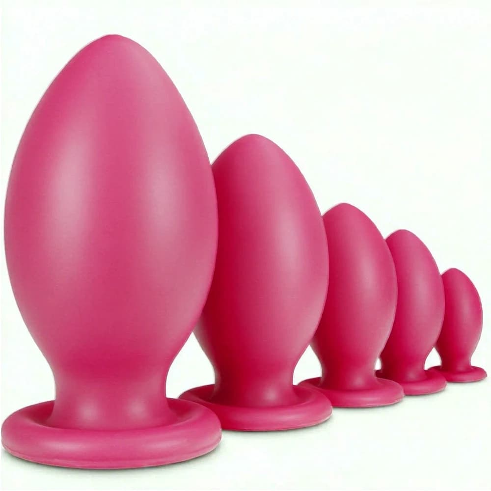 Huge Anal Plug Soft Butt Plug Anal Beads Silicone Anal Dildos For Women Men BDSM Anal Dilation Vagina Prostate Massage Buttplug