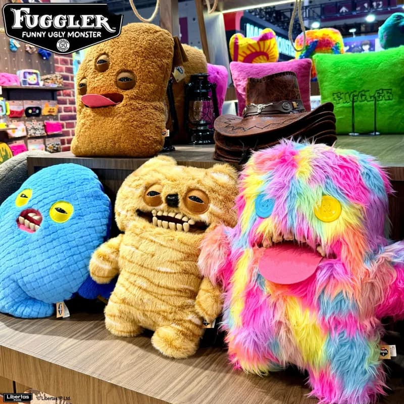 Fuggler Bigg Fugg Serie 2 47cm Personaggio Grumblo Giggle Worry Monster Sir Splodge-A-Lot Sloth Dope Peluche Giocattolo Regalo di Compleanno