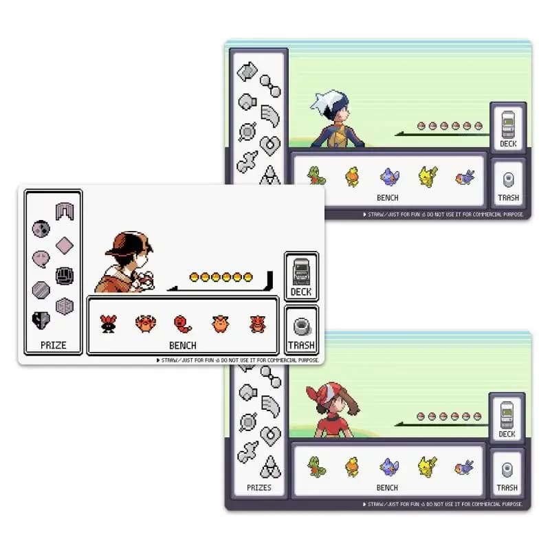 Anime Pokemon PTCG Carta DA GIOCO Dedicata Playmat Battaglia Contro Pixel Gemme Serie Trainer Collezione Giocattolo Regali 60*35*0.2 cm