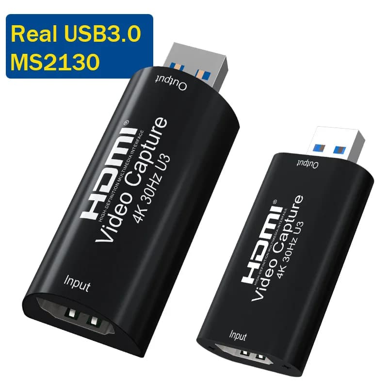 Scheda di acquisizione video 4K MS2130 da HDMI a USB 3.0 Dispositivo di acquisizione registrazione schermo di gioco 1080P 60FPS Grabber Recorder per PS4 Xbox OBS VLC
