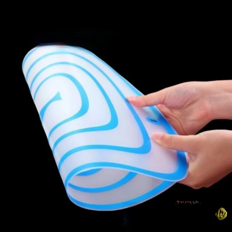 Transparent Silicone Mat for Cutting Fruit, Kneading and Cooking, Kitchen Tools