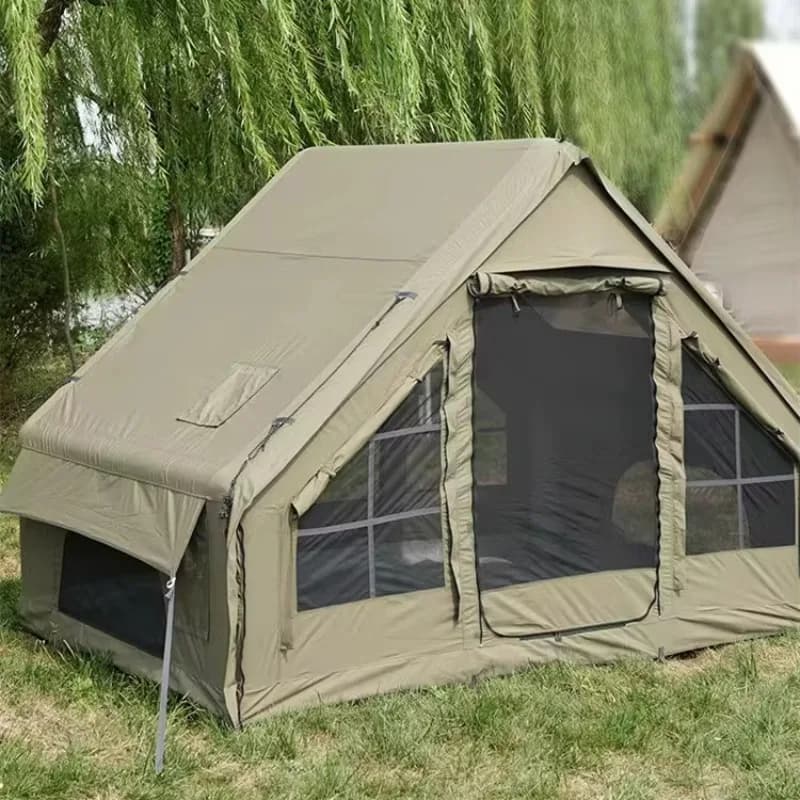 Tende gonfiabili della tenda d'aria di campeggio impermeabile di vendita calda di 2025 6,3 metri quadrati per 2-4 persone