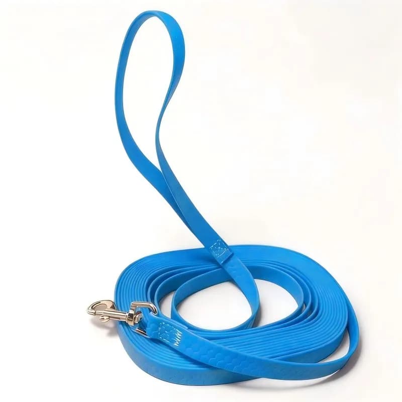 Guinzaglio per Cani in PVC Impermeabile e Resistente da 6M, Facile da Pulire, per Addestramento e Passeggio, per Cani di Piccola, Media e Grande Taglia